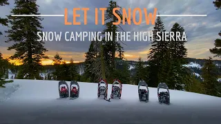 Snow Camping with a Pulk in the High Sierra