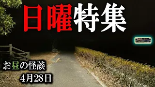 日曜特集【怖い話】 お昼の怪談 4月28日 【怪談,睡眠用,作業用,朗読つめあわせ,オカルト,ホラー,都市伝説】