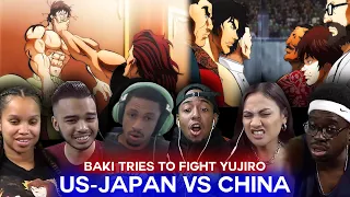 Baki confronts Yujiro | BAKI Raitai Tournament Ep 4 Reaction Highlights