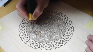 Celtic Knot and Mandala Pyrography