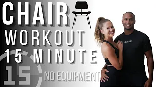 15 MIN CHAIR WORKOUT l No Equipment