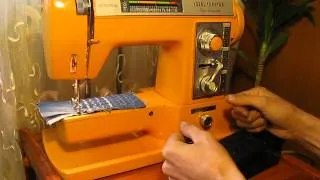 Privileg TopStar 796 Super Automatic Nähmaschine Sewing machine Швейная машина  test джинс 2