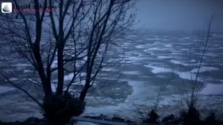 Ice breaking along Upper Klamath Lake