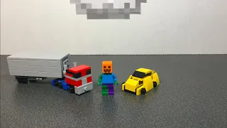 (100 Sub Special) Lego Transformers G1 Optimus Prime and Bumblebee