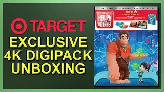 Ralph Breaks the Internet Target Exclusive 4K+2D Blu-ray Digipack Unboxing