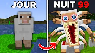 TOUT devient 1928% plus Effrayant la NUIT sur Minecraft.. ☠️