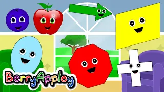 Shapes Song for Kids | Learn Shapes | Hide and Seek | Part 2