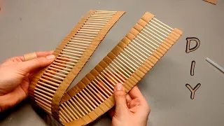 🔊 LOOK WHAT BEAUTY IS MADE FROM CARDBOARD AND WOODEN STICKS