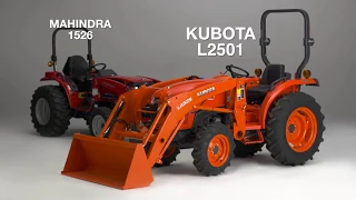 Kubota L2501 vs Mahindra 1526