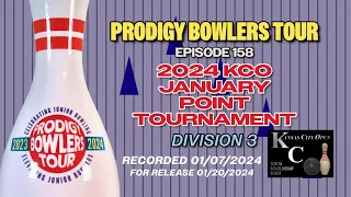 PRODIGY BOWLERS TOUR -- 2024 KCO January Point Tournament Division 3
