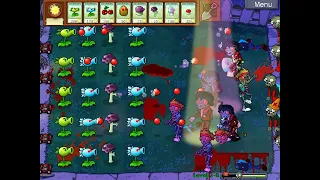 Plants Vs Zombies Hard Mode Mod - Lawn Of Hell Edition - PVZ Plus Version 95 - (Level 2-8)