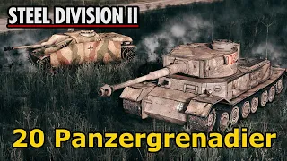 20 Panzergrenadier vs 10-y Gv. Tank. Korpus. | Steel Division II gameplay po Polsku