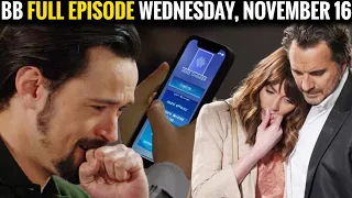 CBS The Bold and the Beautiful Spoilers Wednesday, November 16 | B&B 11-16-2022