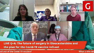 NHS Q+A Live: The future of surgery and the Covid vaccine rollout