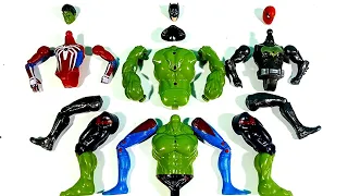 Assembling Toys _ Spider-Man Vs Hulk Smash Vs Batman Superhero Avengers Toys