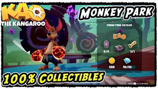 Kao The Kangaroo Monkey Park All Collectibles (Runes, Crystals, Scrolls, KAO, Chests)