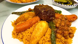 المطبخ التونسي: وصفة كسكسي باللحم البقري و الخضرة