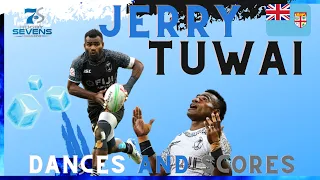 JERRY TUWAI has a dance and is off to the races | Fiji Bitter Marist 7s | Rugby 7s Highlights