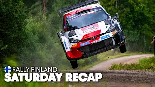 FLAT OUT and on the ATTACK at Rally Finland