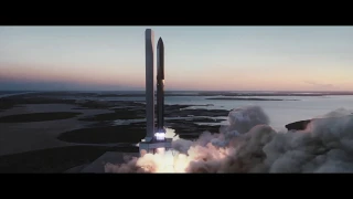 Starship Launch Animation