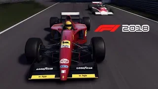 F1 2018 - 1995 FERRARI 412 T2 - OVERTAKE CHALLENGE (PS4)