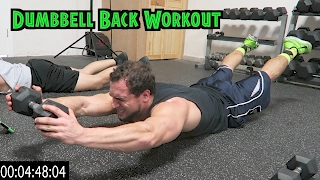 Intense 5 Minute Dumbbell Back Workout