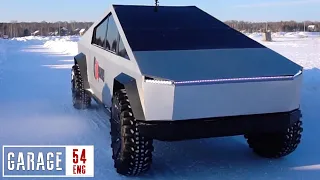 UAZ-based Tesla Cybertruck: first drive