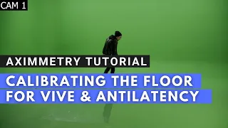 Calibrate the floor for Vive and Antilatency | Virtual Production Unreal Engine & Aximmetry Tutorial