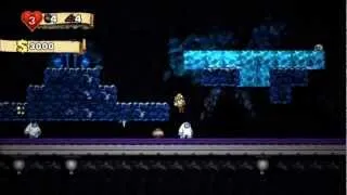 Spelunky XBLA (1080i HD) Mini-Guide #4-ALT: Surviving the Caves (with Psychic Presence Jetpack)