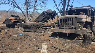 Біля Тростянця Сумської області наші сили оборони знищили колону ворожої техніки. Welcome to hell!