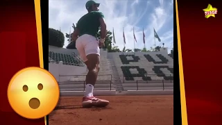 Novak Djokovic dances with wife Jelena on his 33rd birthday days after showing off his flexibility