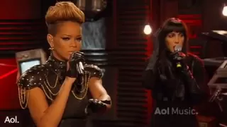 Rihanna- Rihanna Disturbia AOL Session 2010 HQ Live