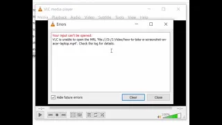 (RESOLVED) Your input can't be opened VLC is unable to MRL