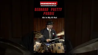 Bernard "Pretty" Purdie:  Air in my Hi-Hat - 16th Notes - S H O R T  #bernardpurdie #drummerworld