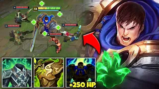 What happens when Garen gets 4000 HP at 20 Minutes (REGEN 250 HP PER SECOND)