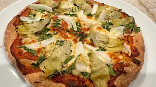 Gourmet Thyme Infused Pizza