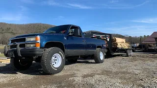 5 Speed 350 Chevy towing 11,000 pounds!