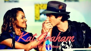 Kat Graham and Her TVD Boys