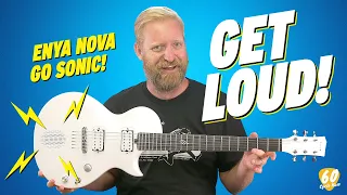 IS THIS THE FUTURE OF ELECTRIC GUITAR? Or just a new way to annoy your family - Enya Nova Go Sonic