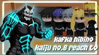 kaiju no 8 react to kafka hibino | kaiju no 8 react | gacha clab |