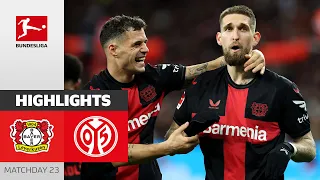 33 Games Without a Defeat! | Leverkusen - 1. FSV Mainz 05 | Highlights | MD23 – Bundesliga 23/24