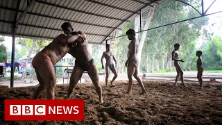 India’s wrestling pits turn into gyms in pandemic - BBC News