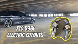 BMW F10 535i Electric Cutouts Install