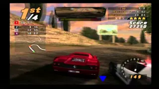 NFS Hot Pursuit 2 (PS2) - 8 Laps Hot Pursuit - Ferrari F50