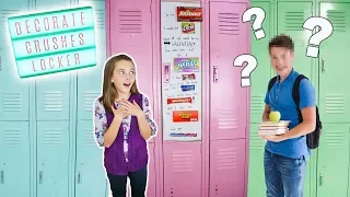 Decorate Your Crushes Locker ❤️| Easy Candy Grahm