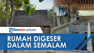 Bukan Dibantu Jin, Pemilik Rumah Viral di Ngawi yang Bergeser dalam Waktu Semalam Ungkap Fakta Asli