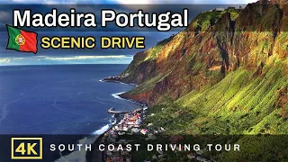 Madeira 4K - Scenic Drive & Drone - South Coast Route | Madeira, Portugal Driving Tour