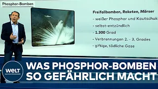 KRIEG IN DER UKRAINE: Bombten Russen damit? So zerstörerisch ist eine Phosphor-Bombe!