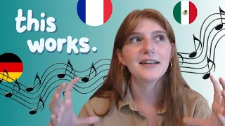 how i learn languages with MUSIC 🎵🎶  tips, resources, process