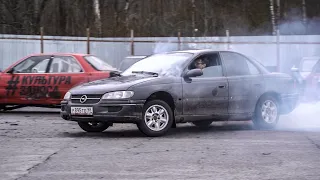 Drifting for $1000 price. Opel Omega B. [Cheap Junk]